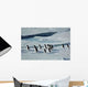 Penguins Crossing Wall Decal