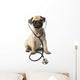 Dog With Stethoscope Wall Decal
