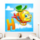 H is for Helicopter. Wall Mural