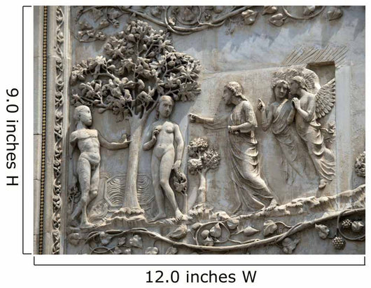First Pillar Scenes From Genesis Wall Mural