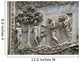 First Pillar Scenes From Genesis Wall Mural