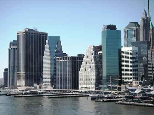 Lower Manhattan Waterfront Wall Decal