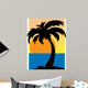 Palm Tree Wall Decal Design 2