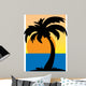 Palm Tree Wall Decal Design 2