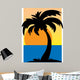 Palm Tree Wall Decal Design 2