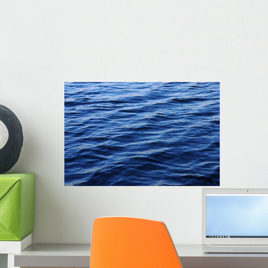 blue water surface Wall Mural
