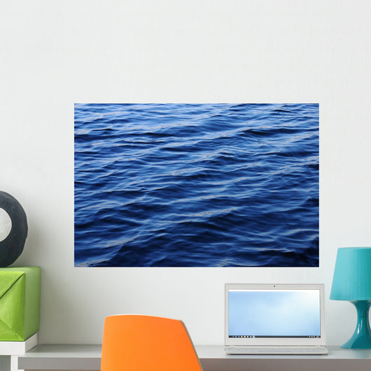 blue water surface Wall Mural