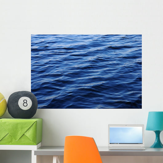 blue water surface Wall Mural