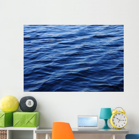 blue water surface Wall Mural