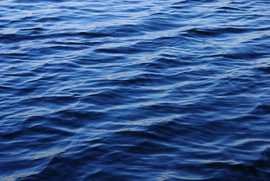 blue water surface Wall Mural