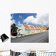 Bunte Hauser Auf Curacao Wall Decal