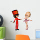 Sugarplum Fairy and Nutcracker Prince Wall Decal