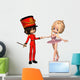 Sugarplum Fairy and Nutcracker Prince Wall Decal