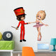 Sugarplum Fairy and Nutcracker Prince Wall Decal