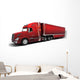 Christmas American Semi-Trucks Wall Decal