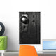 Doorknob On Old Wooden Door Wall Mural