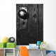 Doorknob On Old Wooden Door Wall Mural