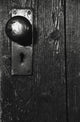 Doorknob On Old Wooden Door Wall Mural