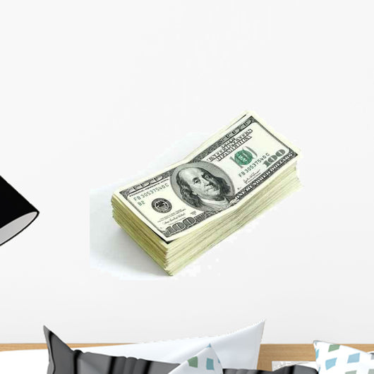Dollars 100 Wall Decal