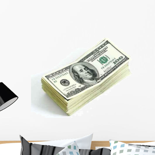 Dollars 100 Wall Decal