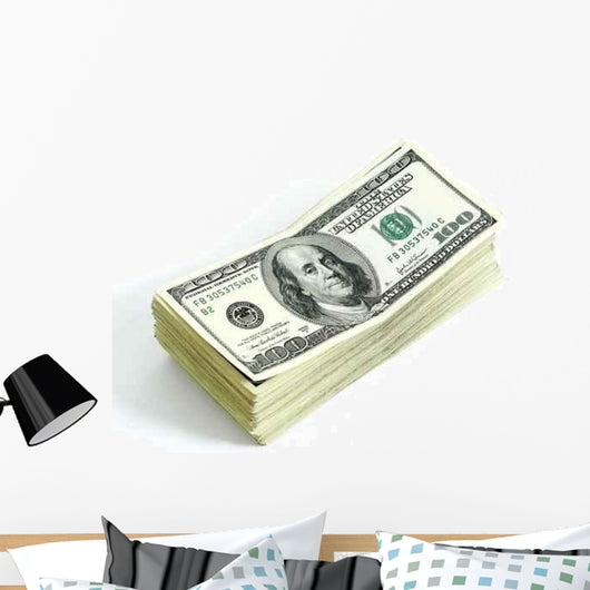 Dollars 100 Wall Decal