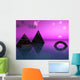 Piramides Sumergidas Wall Mural