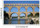 aqueduct at pont du gard southern france Wall Mural