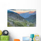 Old road with tight serpentines  of the St. Gotthard pass Wall Mural
