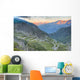 Old road with tight serpentines  of the St. Gotthard pass Wall Mural
