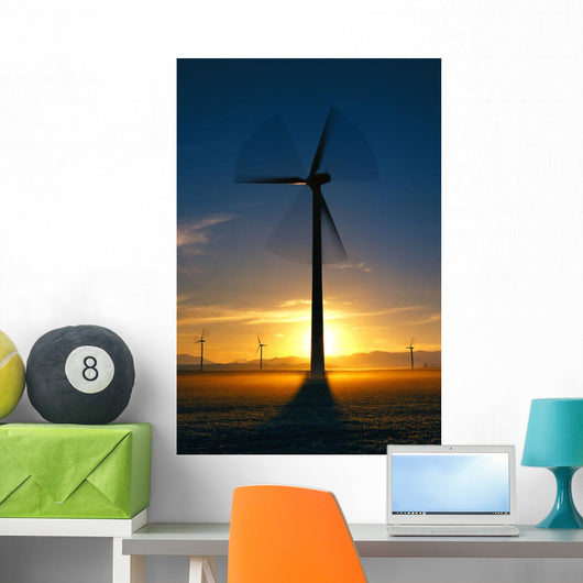 Wind Turbines Wall Mural