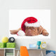 Dog Dressed Like Santa Wall Decal