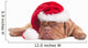 Dog Dressed Like Santa Wall Decal