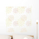 Seamless Pattern Flower Wall Decal