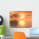 Grass Sunset mid Wall Decal Design 2