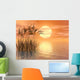 Grass Sunset mid Wall Decal Design 2
