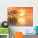 Grass Sunset mid Wall Decal Design 2