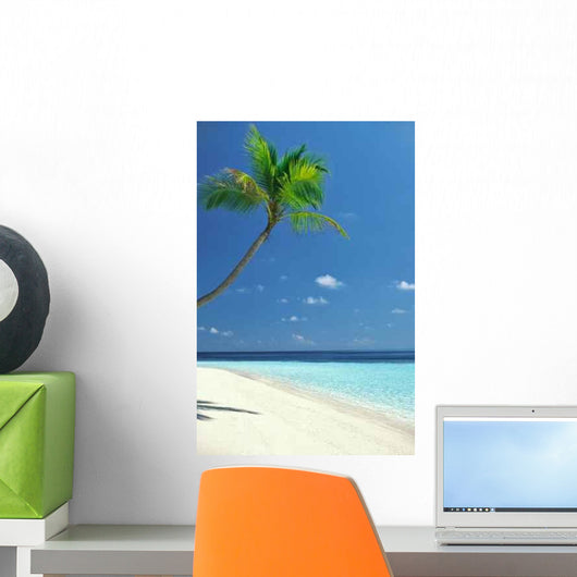 Plage Palmier Wall Decal