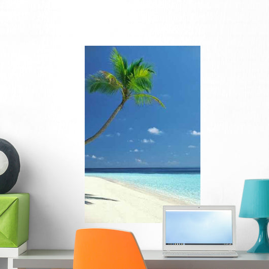 Plage Palmier Wall Decal