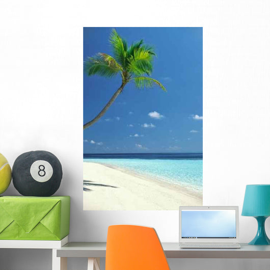 Plage Palmier Wall Decal