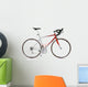 race road bike isolated on white background Wall Decal