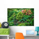 Rockery with Rhododendrons Wall Decal