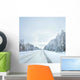 Winter Country Road Wall Decal