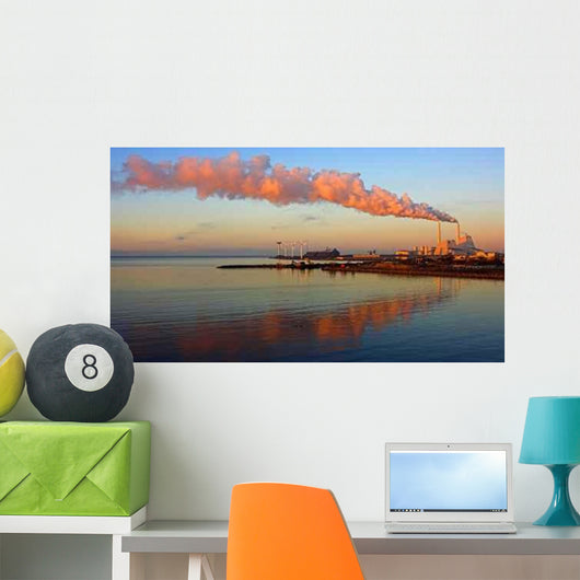Factory Sunrise Wall Decal