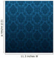 Seamless Damask Wallpaper Wall Decal Design 1