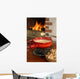 Swiss fondue dinner Wall Mural