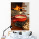 Swiss fondue dinner Wall Mural