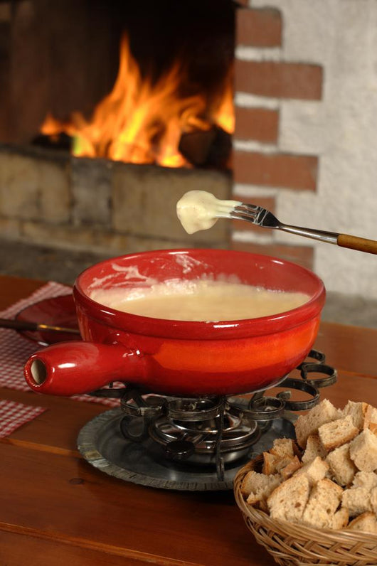Swiss fondue dinner Wall Mural