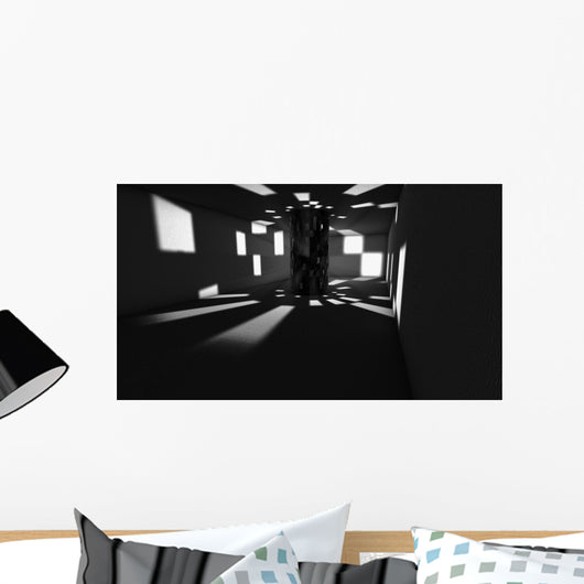 Dark Room Shadows Wall Mural