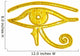 Symbols of Egypt Eye Wall Decal