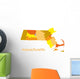 massachusetts vector map Wall Mural